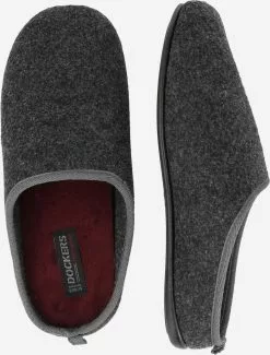 Dockers By Gerli Pantoffels Huisschoen Heren Donkergrijs -dockers By Gerli Shop 01f7be3ad71e7ae45b3db11ec56302dd