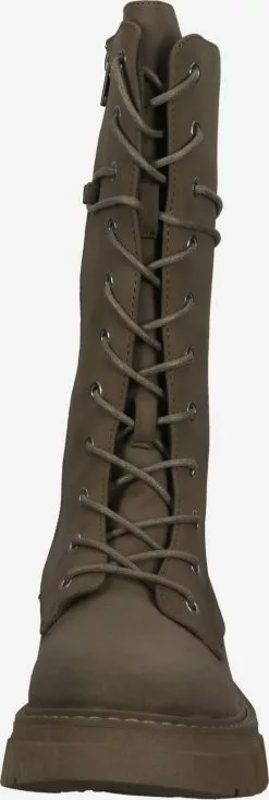 Dockers By Gerli Laarzen Veterlaarzen Dames Taupe -dockers By Gerli Shop d4466b9bbbe3386332582e2387e7a5be